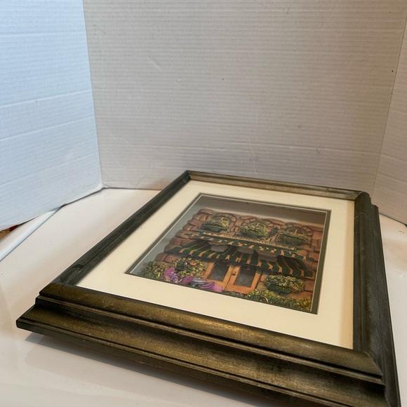 Handmade papertole GARDEN CENTER in shadow box - Picture 5 of 10